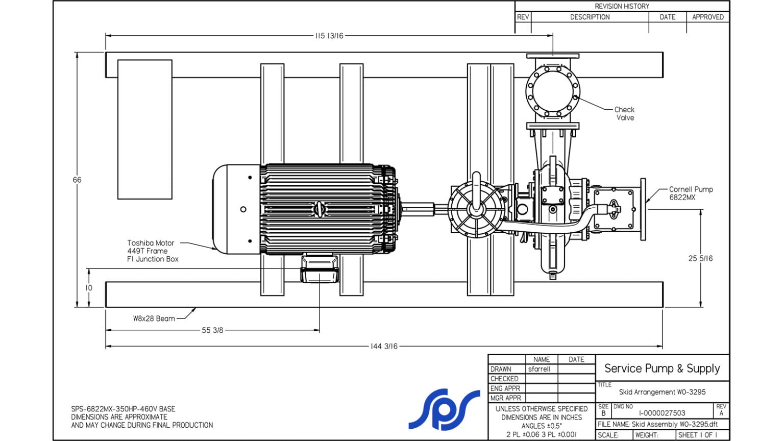 I0000027503SKIDARRANGEMENT Service Pump & Supply