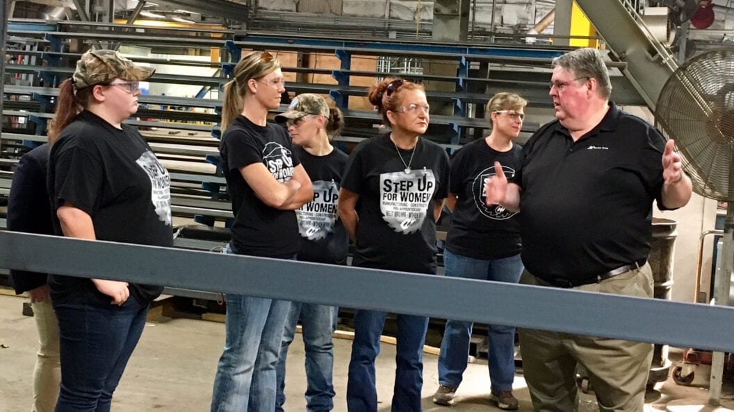 Step Up For Women Participants visit the Fabrication Shop at our Huntington, WV, branch.