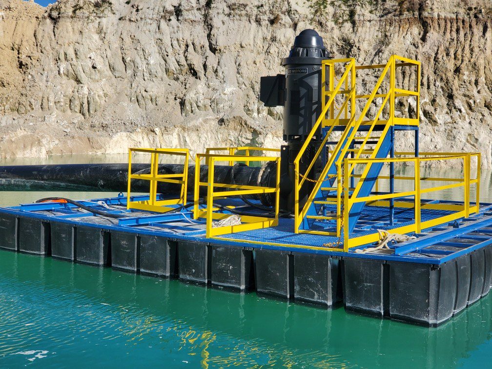 Pontoon pump system