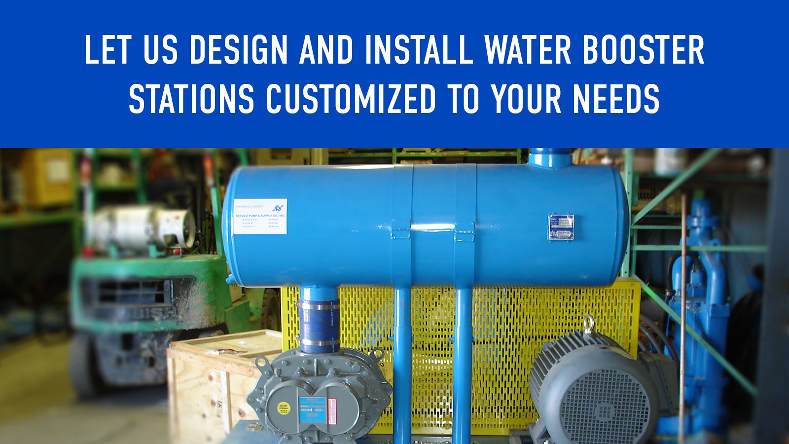 We Design & Install Water Booster Stations Customized to Your Needs