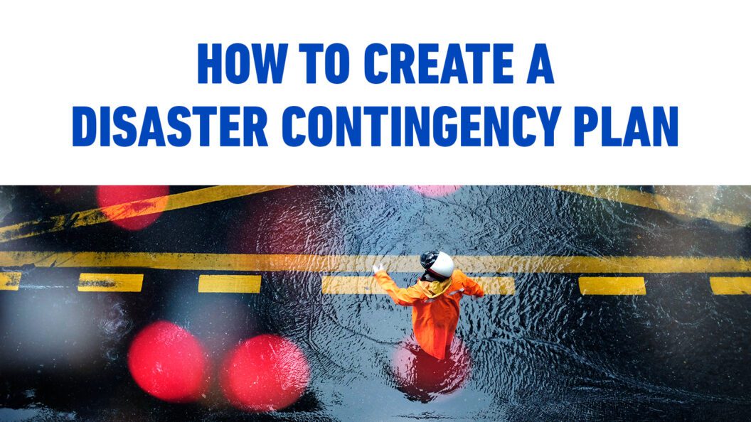 How to Create a Contingency Plan: person wading in water